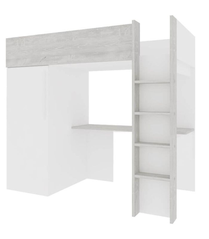 Cama Block Bono Cascina y Blanco 90x200cm |SAYEZ|