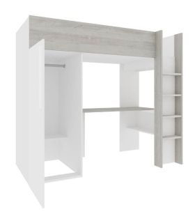 Cama Block Bono Cascina y Blanco 90x200cm |SAYEZ|