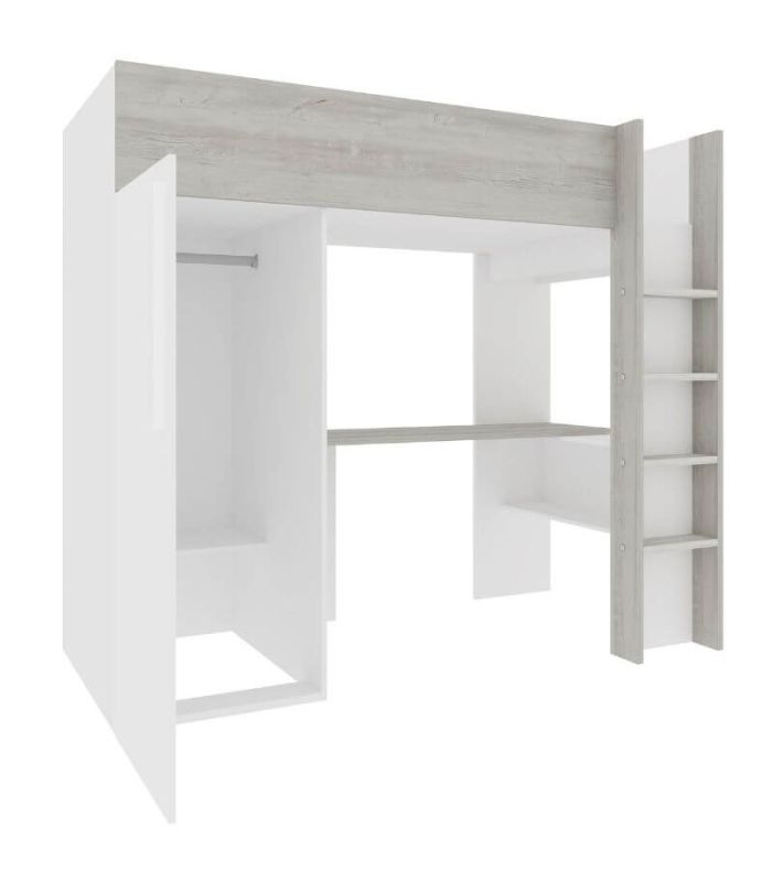 Cama Block Bono Cascina y Blanco 90x200cm |SAYEZ|