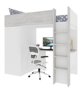 Cama Block Bono Cascina y Blanco 90x200cm |SAYEZ|