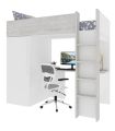 Cama Block Bono Cascina y Blanco 90x200cm |SAYEZ|
