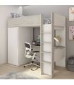 Cama Block Bono Cascina y Blanco 90x200cm, en ambiente|SAYEZ|