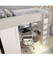 Cama Block Bono Cascina y Blanco 90x200cm, en ambiente|SAYEZ|