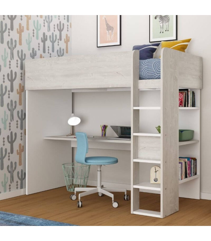 Cama Estudio Boa Cascina y Blanco 90x200cm |SAYEZ|