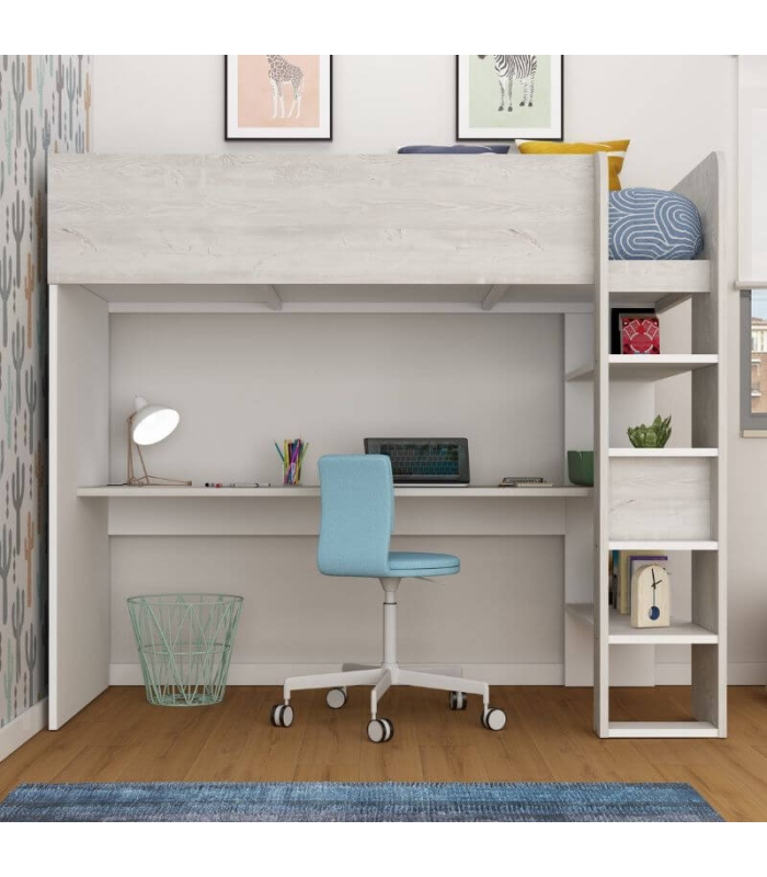 Cama Estudio Boa Cascina y Blanco 90x200cm |SAYEZ|