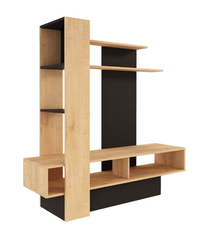 Mueble de Televisión Sky Hamilton y Negro 140cm |SAYEZ|