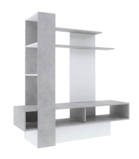 Mueble de Televisión Sky Blanco y Beton 140cm |SAYEZ|