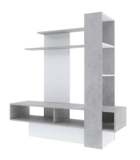 Mueble de Televisión Sky Blanco y Beton 140cm |SAYEZ|