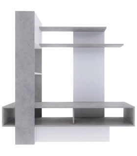 Mueble de Televisión Sky Blanco y Beton 140cm |SAYEZ|