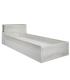 Cama con Cajones y Cabecero con Mesita Extraible Jazz Cascina y Blanco 90x190cm |SAYEZ|