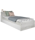 Cama con Cajones y Cabecero con Mesita Extraible Jazz Cascina y Blanco 90x190cm |SAYEZ|