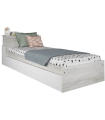 Cama con Cajones y Cabecero con Mesita Extraible Jazz Cascina y Blanco 90x190cm |SAYEZ|