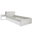 Cama con Cajones y Cabecero con Mesita Extraible Jazz Cascina y Blanco90x200cm |SAYEZ|