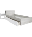 Cama con Cajones y Cabecero con Mesita Extraible Jazz Cascina y Blanco90x200cm |SAYEZ|