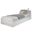 Cama con Cajones y Cabecero con Mesita Extraible Jazz Cascina y Blanco90x200cm |SAYEZ|