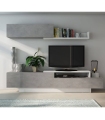 Mueble de Salón Soho Beton y Blanco 240cm |SAYEZ|