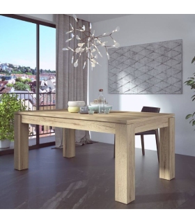 Mesa Comedor Extensible Frame Roble y Sombra 190 (235)cm |SAYEZ|