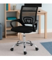 Silla Oficina Ergonómica Desk Negra 52cm |SAYEZ|