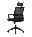 Silla Oficina Ergonómica Focus Negra 61cm |SAYEZ|