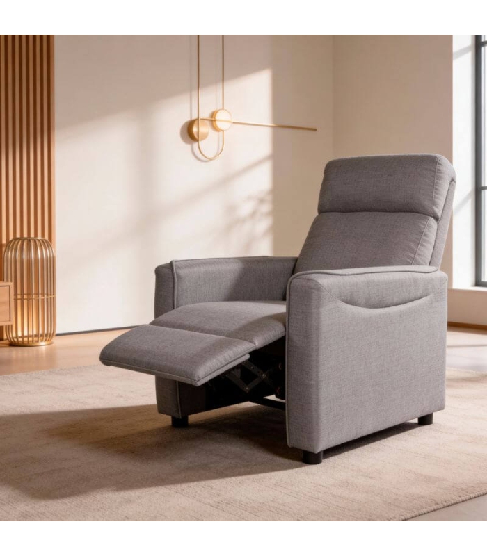 Silla Relax Manual Medea Gris 48cm |SAYEZ|