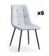 Pack 6 Sillas Fender 56 cm GRIS |SAYEZ|
