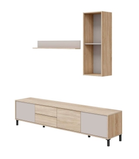 Mueble de Televisión Combi 3 puertas y 2 cajones 200cm |SAYEZ|