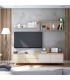 Mueble de Televisión Combi 3 puertas y 2 cajones 200cm, en ambiente|SAYEZ|