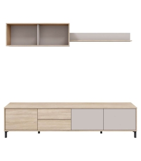 Mueble de Televisión Combi 3 puertas y 2 cajones 200cm |SAYEZ|