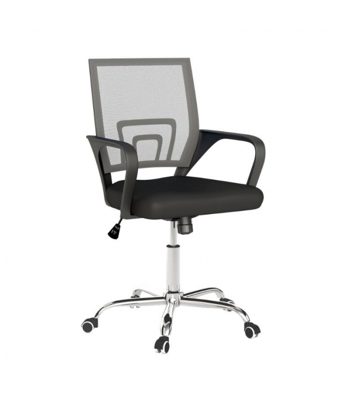 Silla de oficina Sochi color Grafito, cómoda y ergonómica, silla escritorio barata y de calidad. Sayez