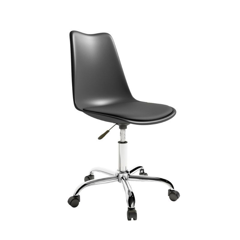 Silla de oficina Bremen color Grafito, cómodo y ergonómica, silla escritorio barata y de calidad. Sayez
