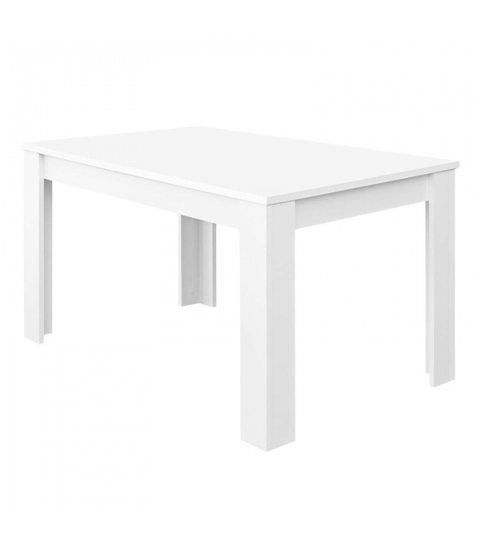 Mesa comedor extensible Kendra Blanca