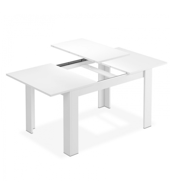 Mesa comedor extensible Kendra Blanca