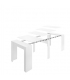 Mesa consola extensible blanca