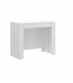 Mesa consola extensible blanca