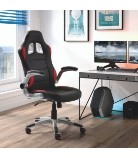 Silla oficina y escritorio gaming Mugello color azul o rojo. muy cómoda y barata. Sayez