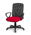 Silla de oficina y escritorio Coco color rojo, cómoda, ergonómica y barata. Sayez