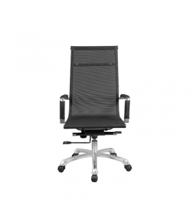 Silla de oficina y escritorio Bolonia color negro, barata, ambiente elegante y cómoda. Sayez