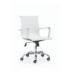 Silla de oficina y escritorio Lusy blanca, barata, cómoda y elegante |Sayez|