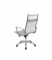 Silla de oficina Boss cómoda y elegante barata color blanco trasera respaldo. Sayez