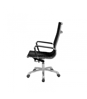 Silla de oficina Boss cómoda y elegante barata color blanco negro silla. Sayez