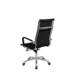 Silla de oficina Boss cómoda y elegante barata color negro trasera respaldo. Sayez