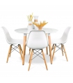 Silla Tower wood Nordica Blanca