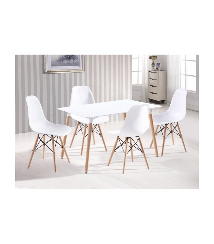 Silla Tower wood Nordica Blanca