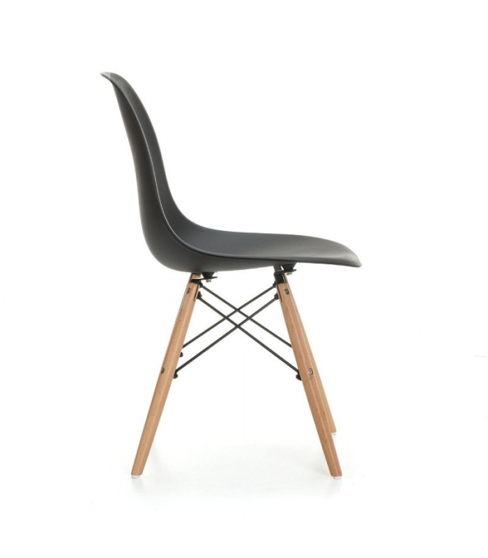 Silla Tower wood Nordica Negra