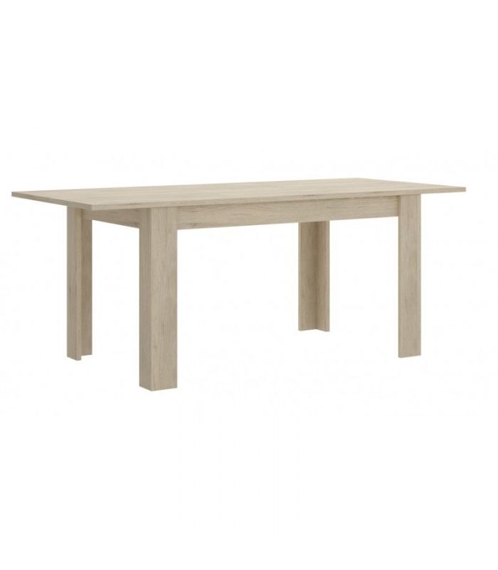 Conjunto Mesa Ness Natural y 4 sillas Tower Blancas |SAYEZ|
