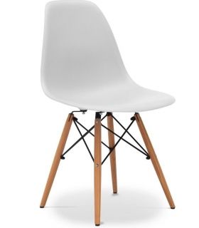 Conjunto Mesa Kendra Roble Canadian y 4 sillas Tower |SAYEZ|