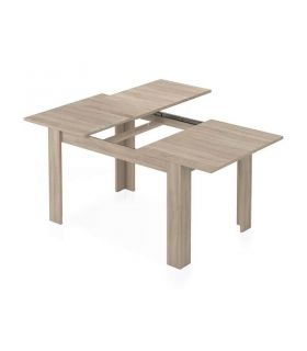 Conjunto Mesa Kendra Roble Canadian y 4 sillas Tower |SAYEZ|