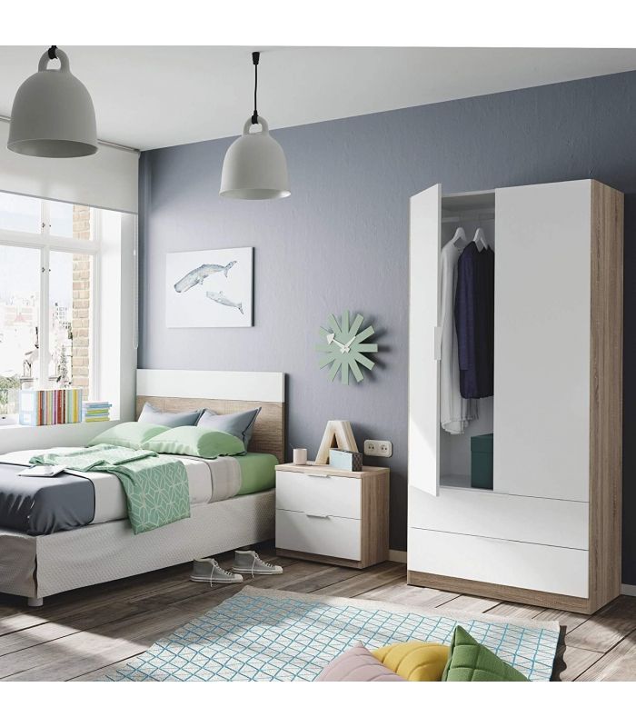 Armario 2 Puertas 2 Cajones Mediterráneo, en ambiente |SAYEZ|