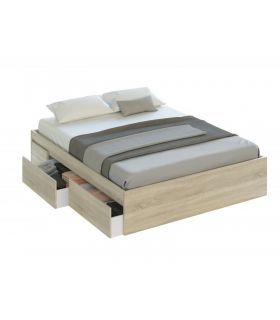 Estructura Cama 4 cajones Roble Canadian |SAYEZ|