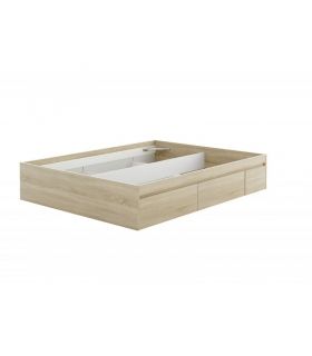Estructura Cama 4 cajones Roble Canadian |SAYEZ|